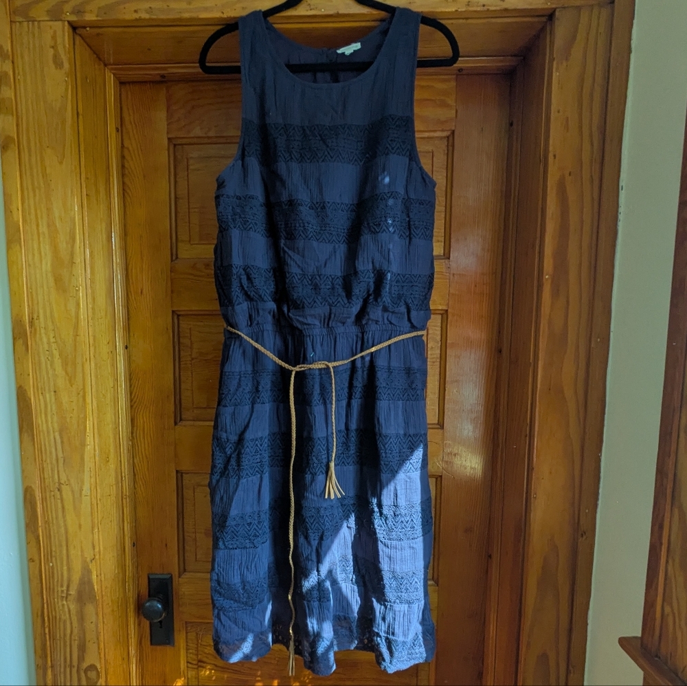 Garnet Hill Navy Dress